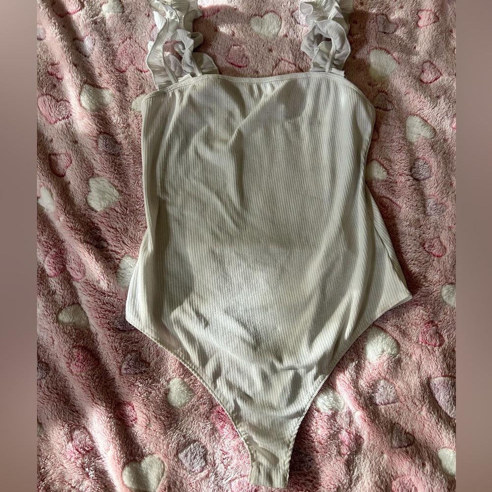 White Body Suit Top